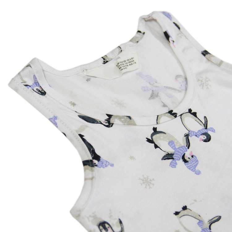 پیراهن دخترانه H&M پنگوئن کد SA05