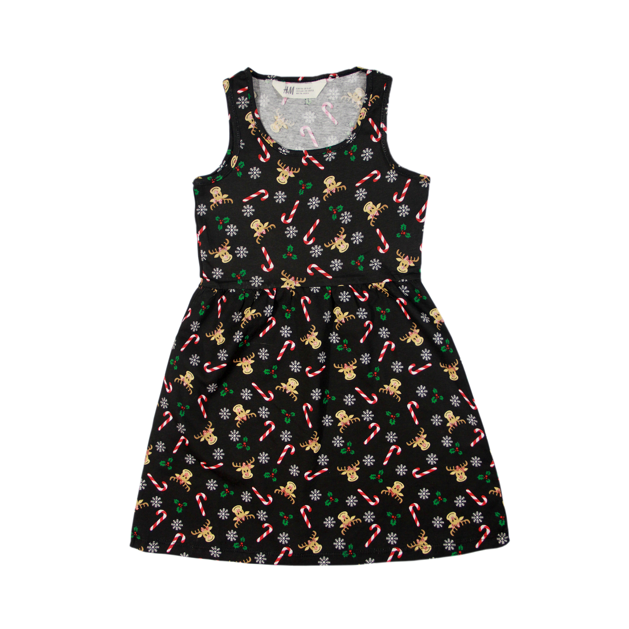 پیراهن دخترانه H&M کریسمسی کد SA04